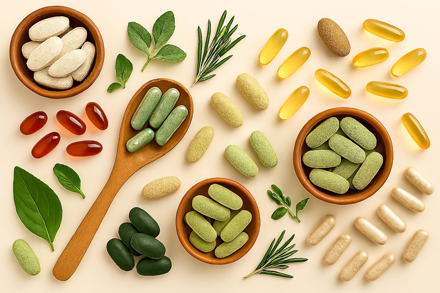 Personne consultant des compléments alimentaires